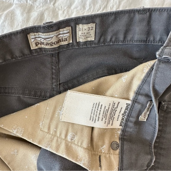Patagonia straight slim dark grey denim pants- 31x32 - Picture 5 of 6